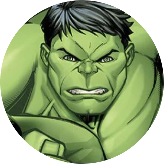 Ein Bild von der Comicfigur Hulk